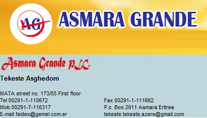 Tekeste Asghedom - Asmara Grande