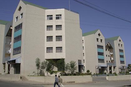 New offices under construction (1999) - Asmara Eritrea