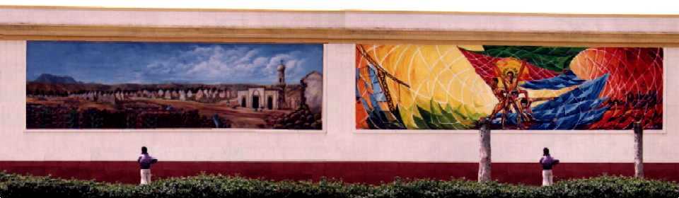 Wall paintings  - Knowledge Street Asmara Eritrea