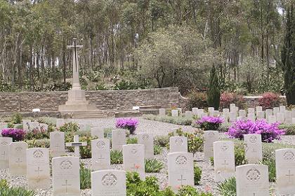 The entrance of the zoo is next to the British Cemetery