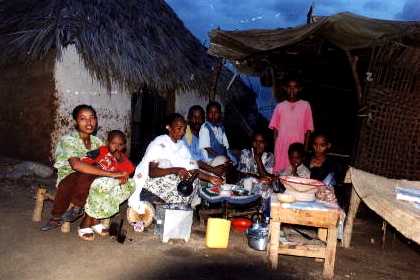 Barentu - Eritrea. Refugees from Shilalo.