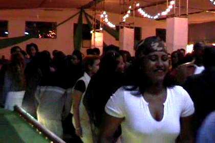 Proud and happy Eritrean dancing at the Expo party.