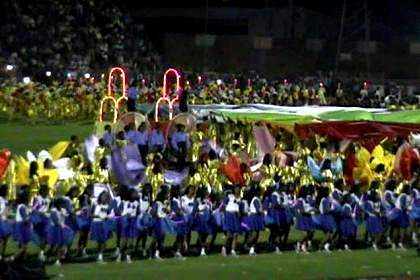 Celebration of 10 years independence in Asmara Stadium.