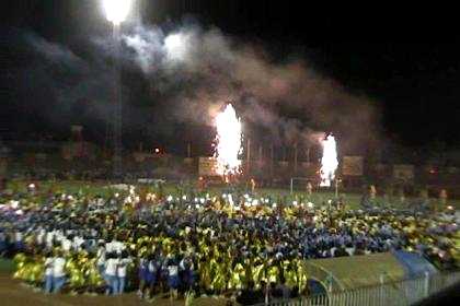 Finale of the celebrations in Asmara Stadium.