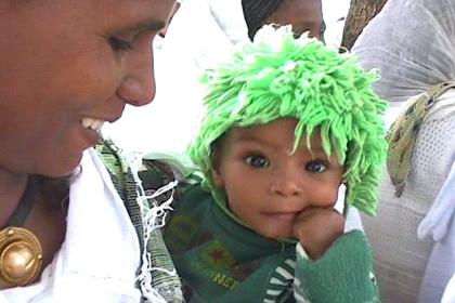 Little boy at the festival of Mariam Dearit.