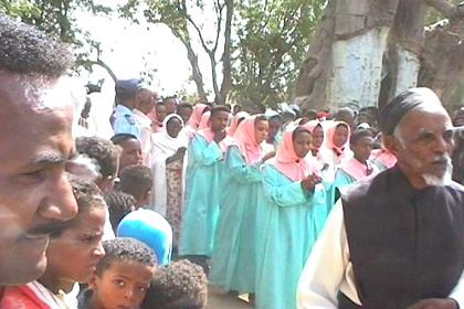 Procession around the shrine of Mariam Dearit - Keren Eritrea.