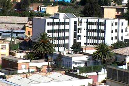 View from the roof of the Asmara Palace, the residence of Solomon.