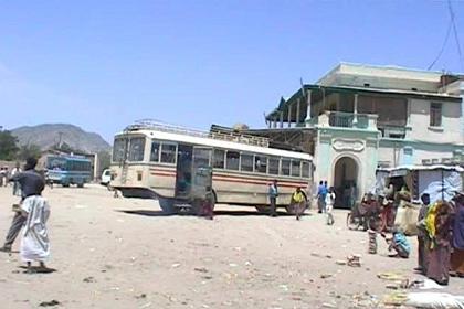 The bus station in Keren.