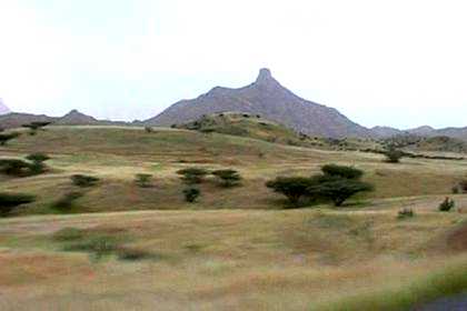 Picture of the landscape around Agordat.