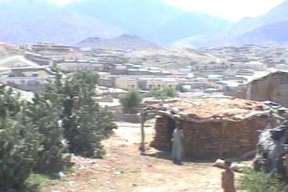 The outskirts of Nacfa on top of one of thethe hills.