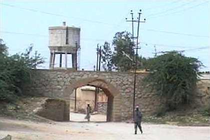 Former railway viaduct in Keren.