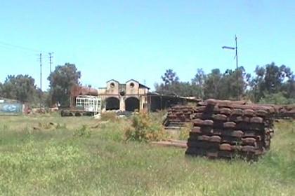 The steam train depot in Asmara.