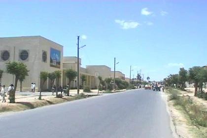 Main street of Dekemhare.
