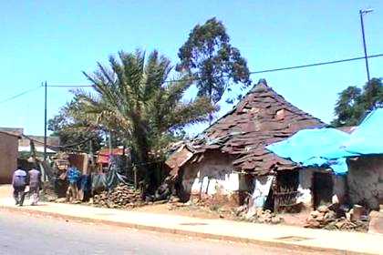 Little traditional house in Mendefera.