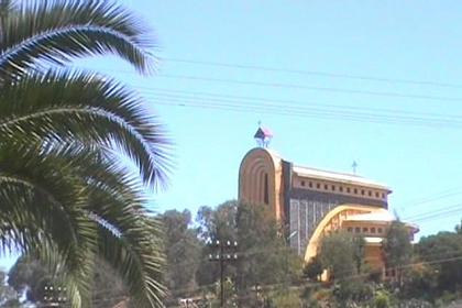 Beautifull Coptic church of Mendefera.