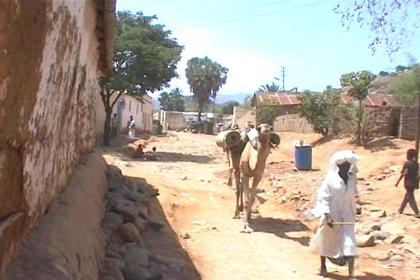 The streets of Ghinda.