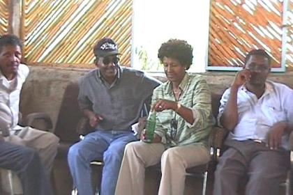 Members of the Eritrean government - Askalu Menkorios, minister of Labor.
