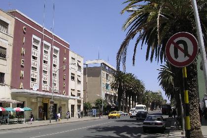 Impero Cinema in Harnet Avenue - main street of Asmara.