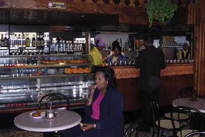 Damera bar & pastry in Harnet Avenue - main street of Asmara.