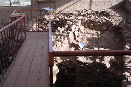 Platform providing a bird's eye view into the past - Sembel museum.