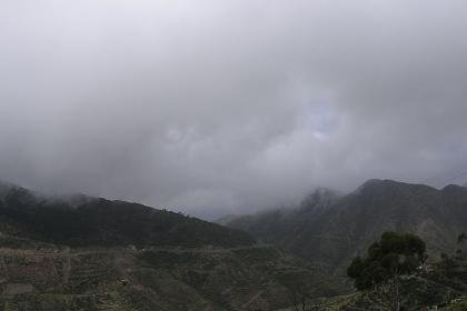 The landscape around Asmara (on the way back by bus).