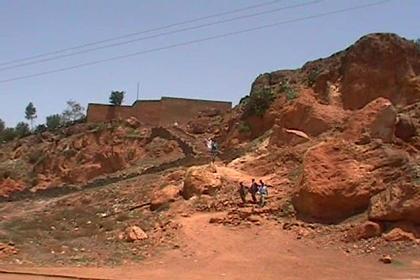 People living in the hills of Acria - Asmara.