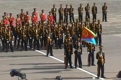 Military parades on the occasion of the 12th anniversary of independence.