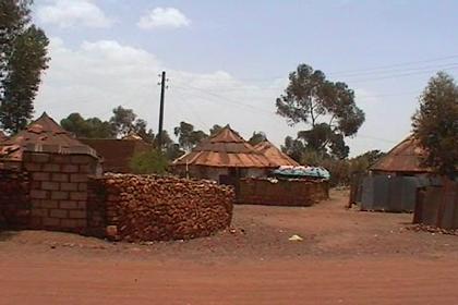Traditional houses (Agdos) of Haz Haz - Asmara Eritrea.