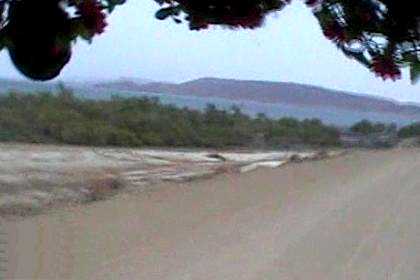 Small scale salt panes and mangrove forest near Thio - Eritrea.