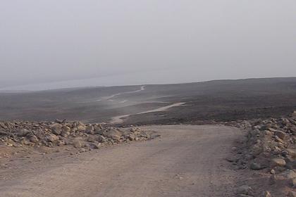 The black mountains surrounding Assab Eritrea.