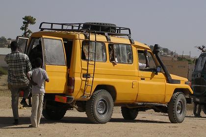 Local taxi transport - Barentu Eritrea.