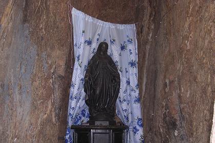 Keren - Mariam Dearit - an ancient baobab tree, containing the shrine of St. Mariam Dearit, a statue of the Virgin Mary.