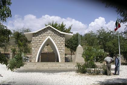 Chapel of the Italian war cemetary - Keren Eritrea.