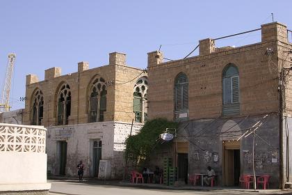 Renovated traditional houses - Massawa Eritrea.