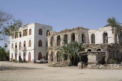 Old and new housing - Massawa Eritrea.