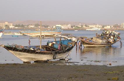 Walking on the sea shore - Massawa Eritrea.