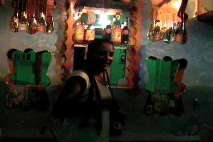 Saba, sneaky lady bar tender in Massawa.