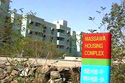 Apartments of the new build Massawa Housing Complex.