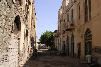One of the many alley's in Massawa.