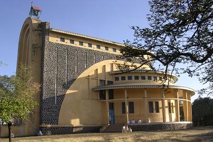 Georgis Coptic church and compound - Mendefera Eritrea.