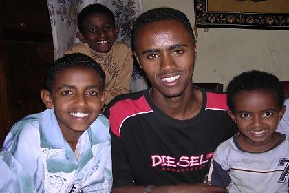 John, Jonas, Michael and Josief - The sons of Haile and Freweini.