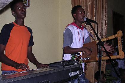 The band at the wedding in Keren Eritrea.