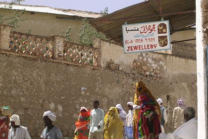One of the numerous jeweler shops in Keren Eritrea.