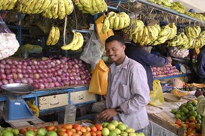 Fruit and vegetable market - Keren Eritrea.