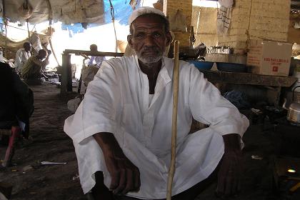 Old man in traditional clothes - Agordat Eritrea.