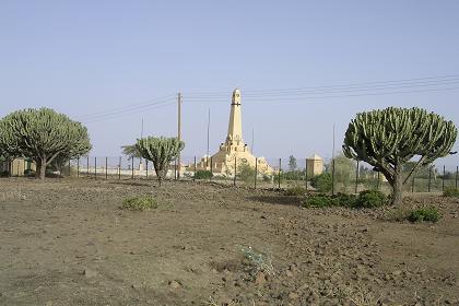 "Mekaber, cemetery". Italian cemetery and mausoleum - Adi Quala Eritrea.