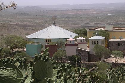 One of the two Coptic churches on the hills - Debarwa Eritrea.