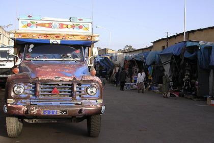 Old truck in Edaga Arbi - Asmara Eritrea.