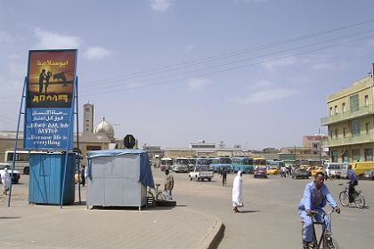 Bus station of the Keren Busses - Asmara Eritrea.