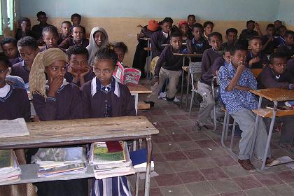 Classroom of the Faith Mission School - Dekemhare Eritrea.